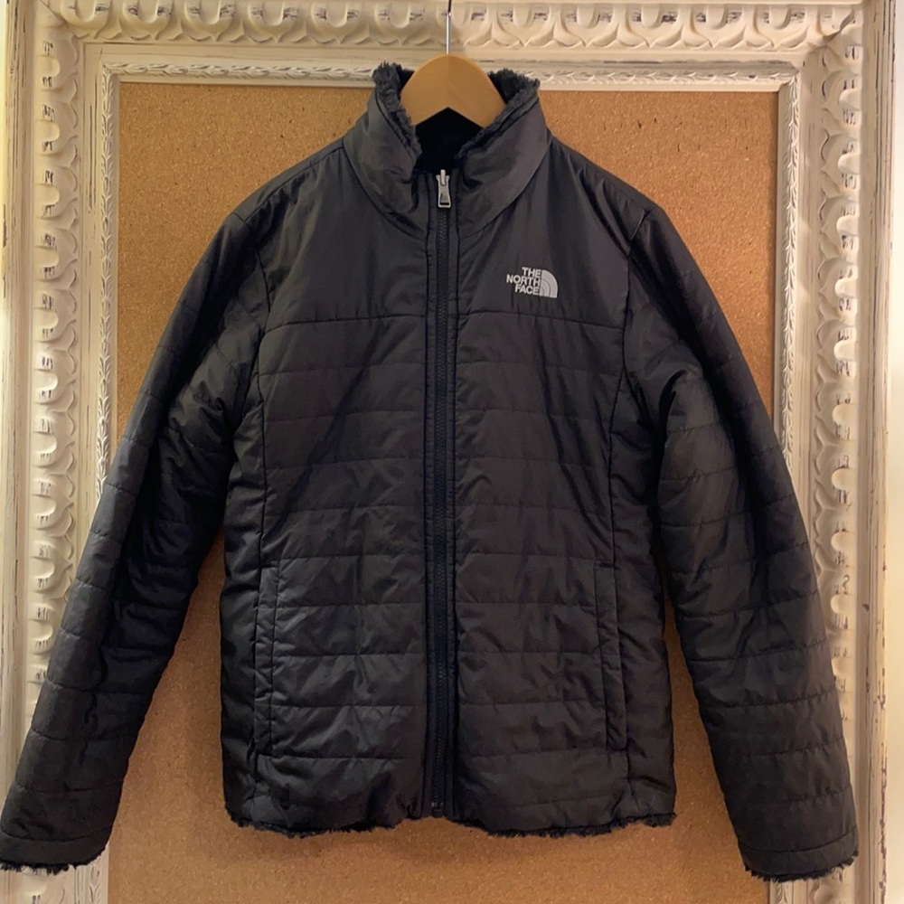 Girls The North Face black Large 14-16 Mossbud Jacket